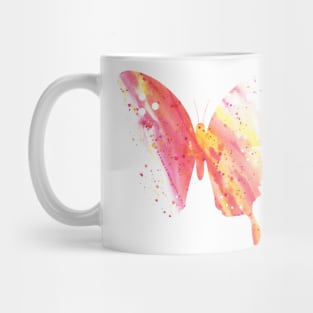 Pink Abstract Watercolor Seamless Painting Mug